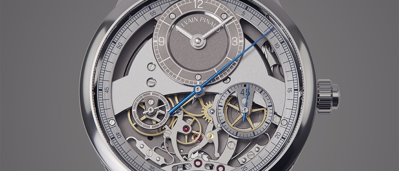 Chronograph Monopoussoir Sylvain Pinaud x Massena LAB