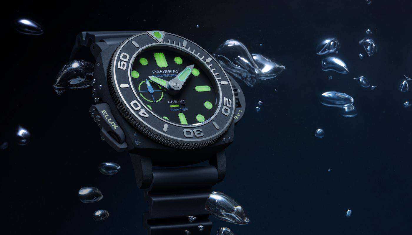 Panerai presenta el Submersible Elux LAB-ID con luminiscencia patentada