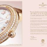 La nueva campaña impresa ilustrada con el Diamond Ribbon de Patek Philippe, ref. 4968