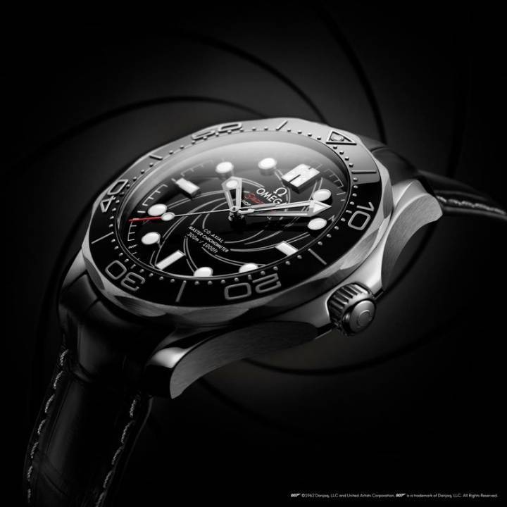 El Seamaster Diver 300M James Bond Numbered Edition. Omega ha equipado a James Bond con modelos Seamaster desde GoldenEye en 1995.