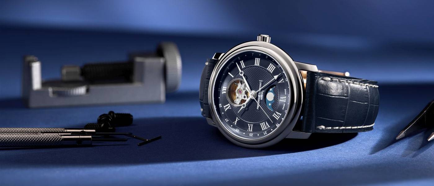 Frédérique Constant: un refinado Classics Heart Beat Moonphase Date