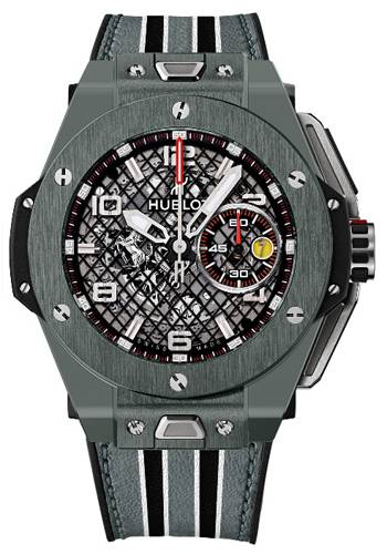 Big Bang Ferrari Grey Ceramic de Hublot (Frontal)