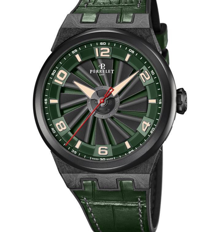 Perrelet firma dos nuevas creaciones en la colección Turbine Carbon