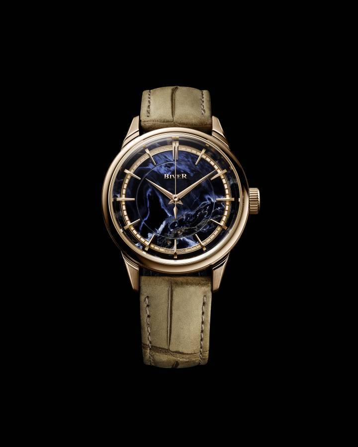 Biver presenta su primer reloj automático de tres agujas