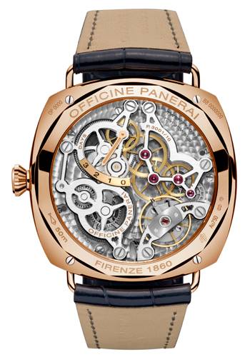 Radiomir 3 Days GMT Oro Rosso 47mm de Panerai (Trasera)