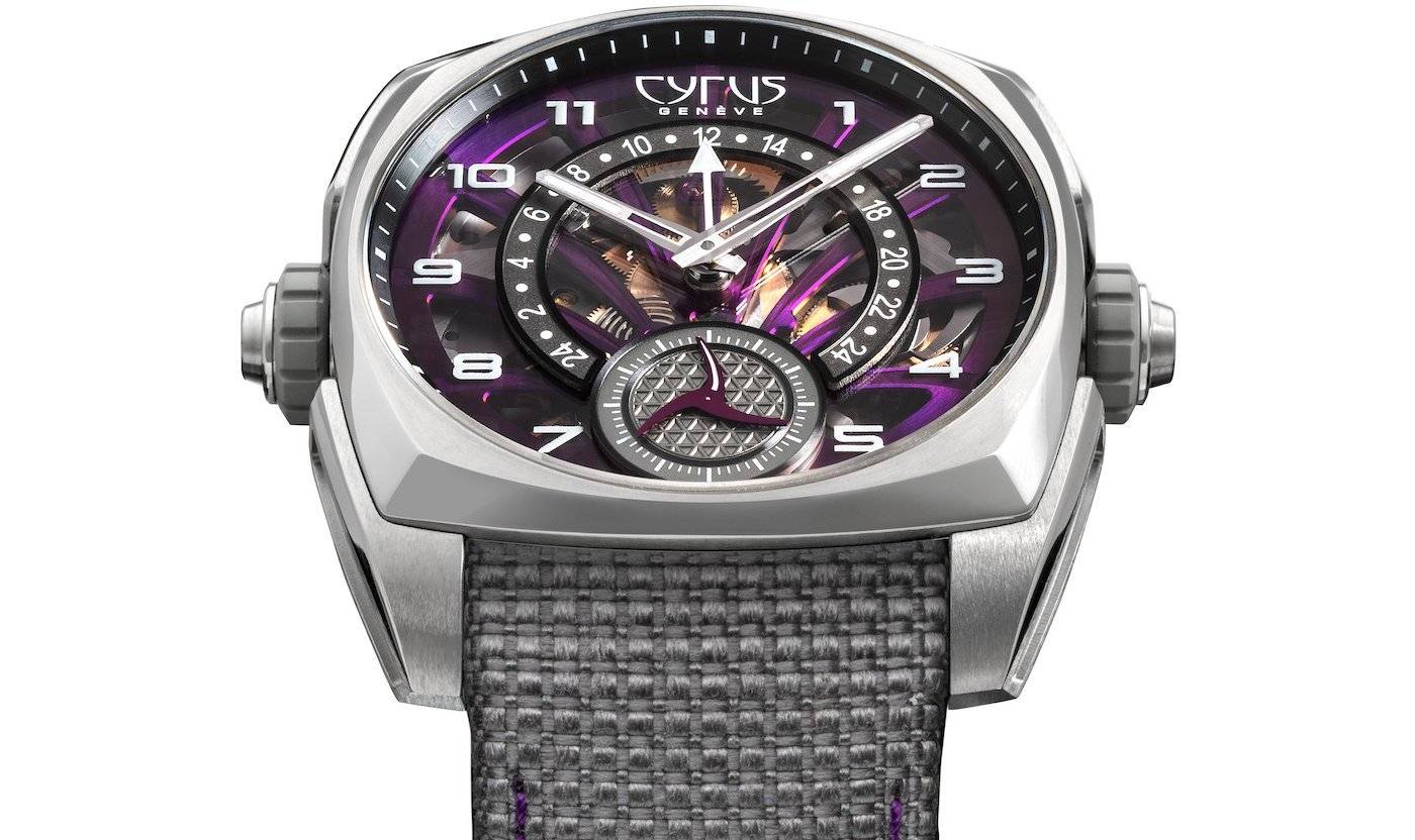 Cyrus Genève añade la edición Klepcys GMT Retrograde Royal Purple