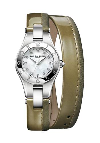 Baume & Mercier Correa Linea Strap en Verde Oliva