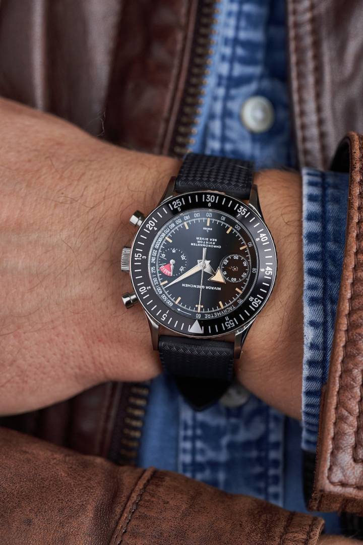 La reedición del icónico cronógrafo Chronomaster de Nivada Grenchen