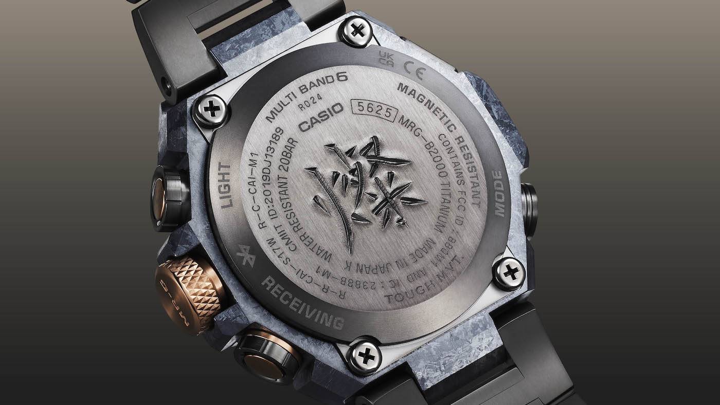 Nuevo modelo MR-G de Casio con estética de espada katana Japonesa