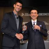 Anuncio de la asociación entre Seiko y Novak Djokovic