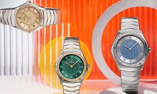 El nuevo diseño de la esfera renueva la colección Sport Classic de Ebel