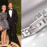 Izquierda: Diane Kruger & Joshua Jackson - Derecha: El reloj Jaeger-LeCoultre Joaillerie 101 Art Déco