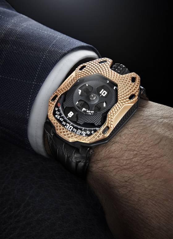 El último modelo de Urwerk es en rabioso oro