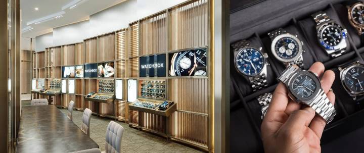 Un espacio dedicado de WatchBox space en el mayor minorista de Dubai, Seddiqi 