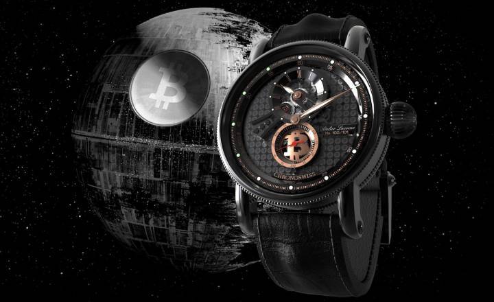 El regulador volador Open Gear «Bitcoin Edition» de Chronoswiss
