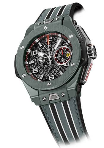 Big Bang Ferrari Grey Ceramic de Hublot (Lateral)