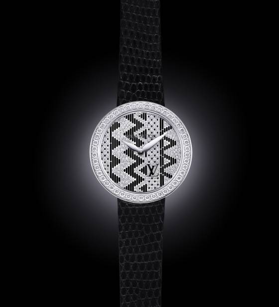 El reloj para mujer del día: Louis Vuitton Chevron Jewellery Watch 