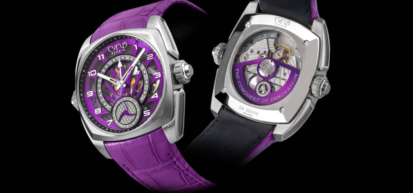 Cyrus Genève añade la edición Klepcys GMT Retrograde Royal Purple