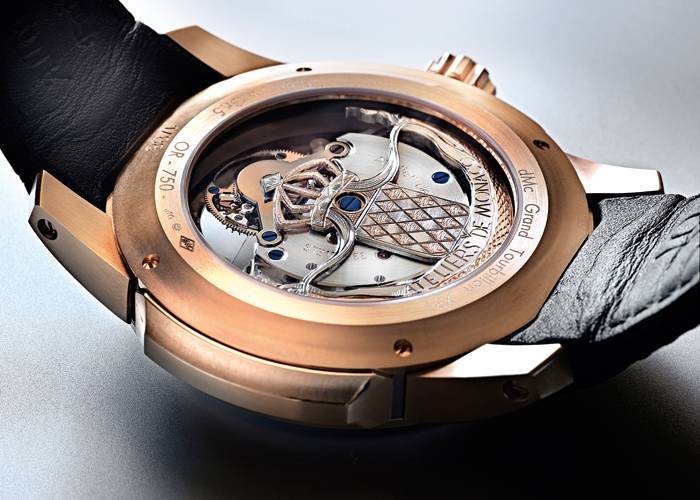 Grand Tourbillon Xtreme Precision Oculus Petite Minute de Ateliers deMonaco (reverso)