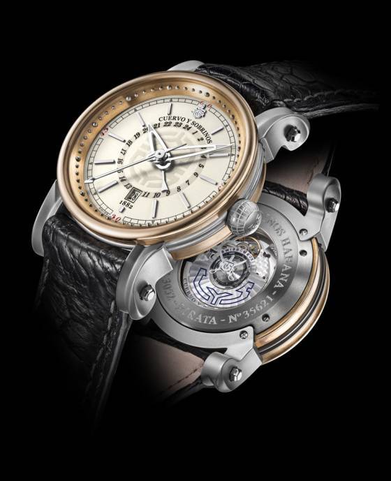 Torpedo Pirata GMT de Cuervo y Sobrinos, rebelde romántico