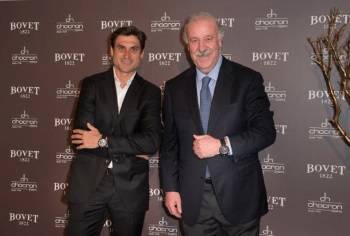 David Ferrer y Vicente del Bosque