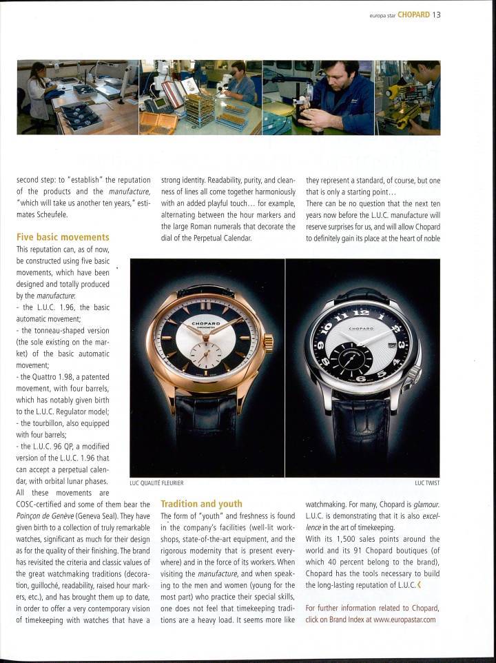 Convertirse en Chopard