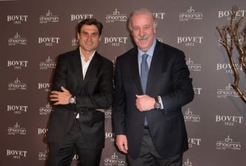 David Ferrer y Vicente del Bosque