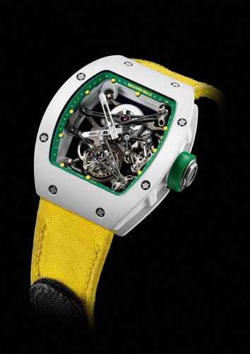 El prototipo del Yohan Blake Tourbillon de Richard Mille