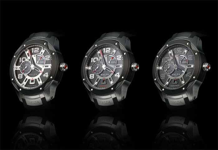 Relojes Race Pilot - Tres Modelos de Halda