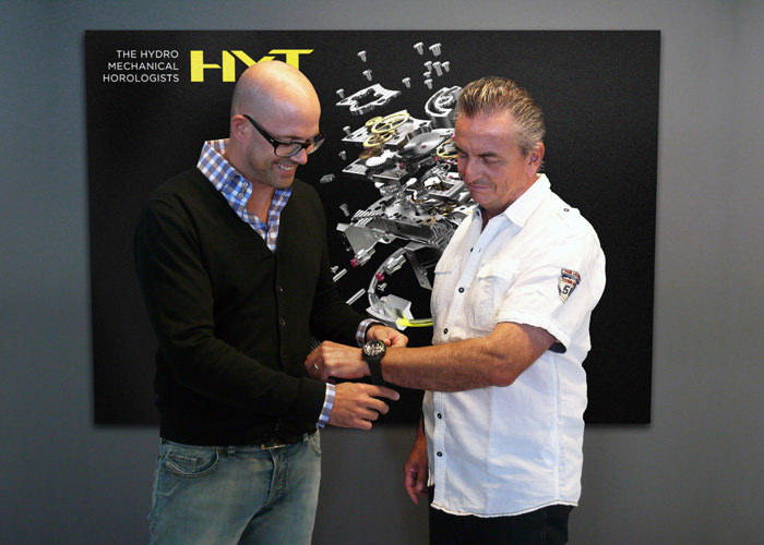Vincent Perriard, CEO de HYT (Izquierda) & Dominique Renaud (Derecha)