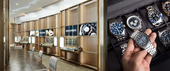 Un espacio dedicado de WatchBox space en el mayor minorista de Dubai, Seddiqi 