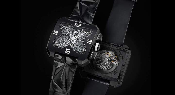 El MasterBlock de la startup ginebrina Gvchiani es un reloj de edición limitada equipado con un certificado vinculado a la cadena de bloques emitido por Cryptolex.