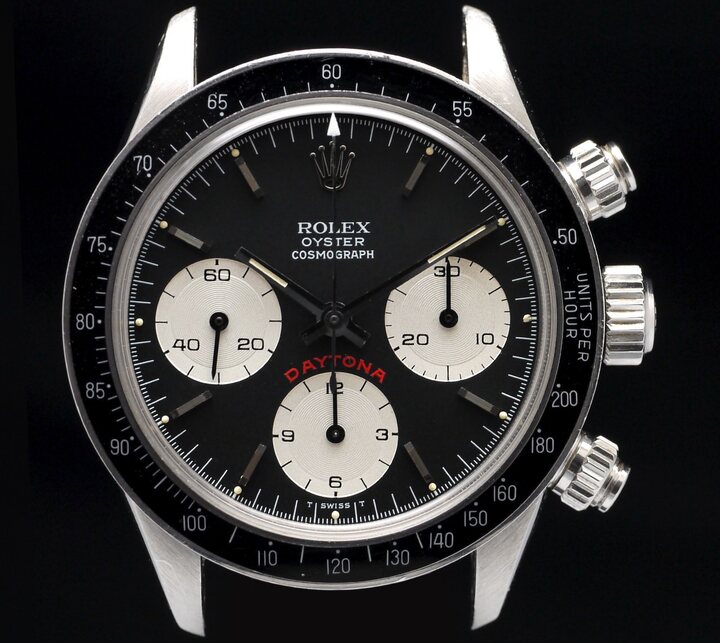 Pulsadores atornillados en un Rolex Daytona ref. 6263 vintage 