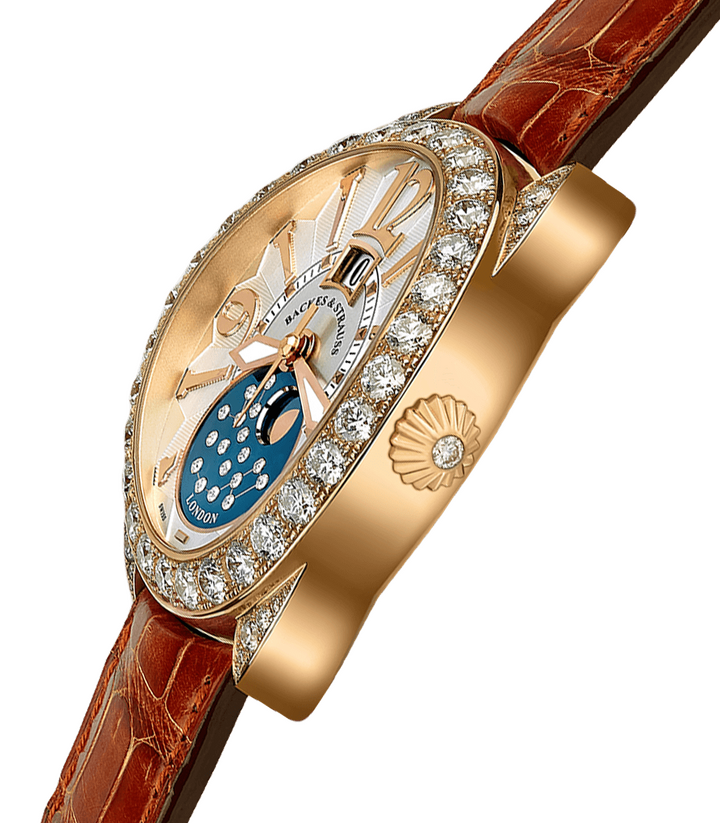 El Regent 1609 AD está disponible en oro blanco o en oro rosa.